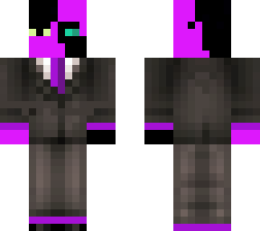purple and black ranboo (mostly purple)