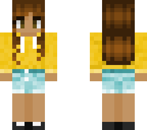 yellow sweatshirt girl
