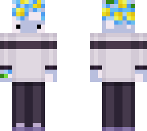 axolotl blue flower
