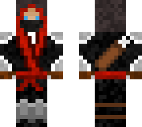 black and red ninja