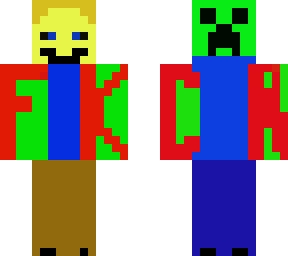 creeper vs man