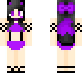 ender foxy as a human on the beach
