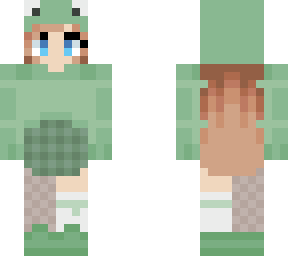 girl in froggie hoodie