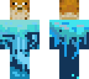 puffer in the water