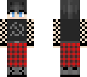 redplaid pants