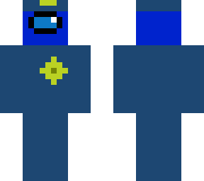 among us skin blue but it is police