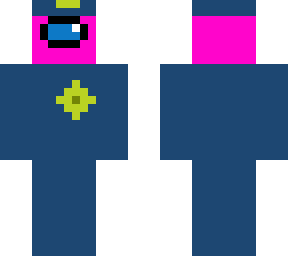 among us skin pink but its police