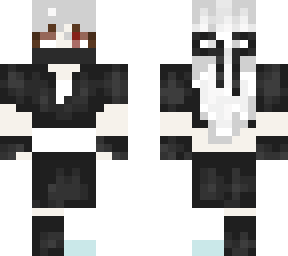black and white