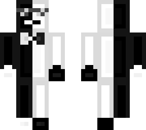 black and white