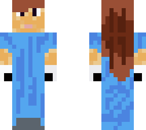 blue dressed women