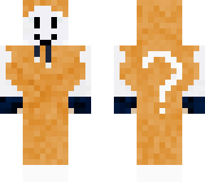custom orange mystery man