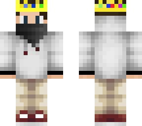 gamer with technoblade crown