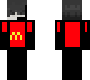 my minecraft skin working at mcdonalds