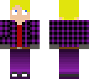 purple shirt guy