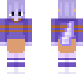 -.purple axolotl girl.-