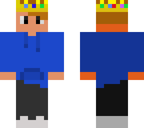 blond boy with techno crown