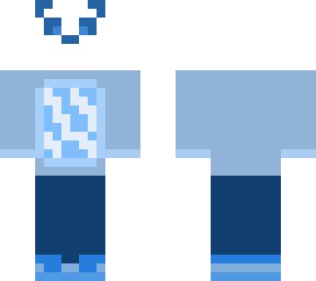 blue cozy panda