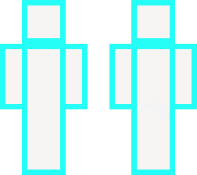 blue outline