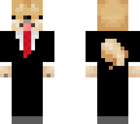 doggy in a suit