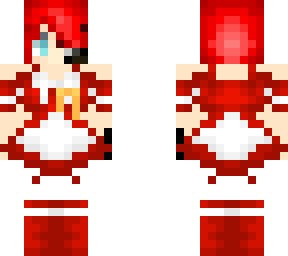 natisalie red maid dress
