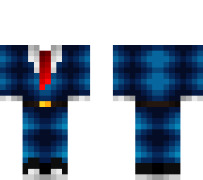 ob - blue suit w/ tie