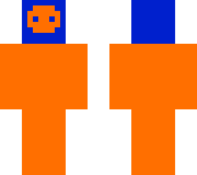 orange with mask