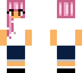 pink haired girl