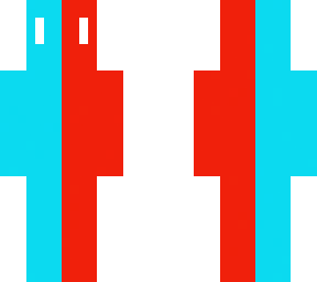 red and blue