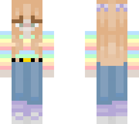 strawberry blond rainbow elf