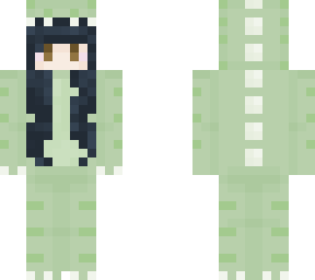 dino girl green not my make just edited