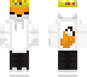 fox with technoblade crown (finnaly fixed!)