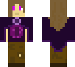 humany version of black and purple ranboo