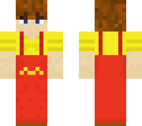 mc.donald worker boy