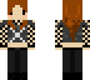 my skin with red hair!
