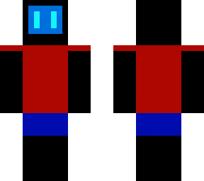 neon head. normal body