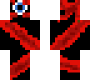 one eyed scary black man | Minecraft Skin