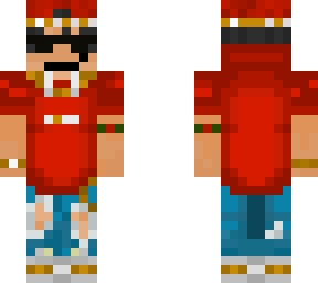 red dripped out man