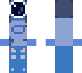 simpler lego minecraft astronaut (inspired by the minifigure produced by lego)