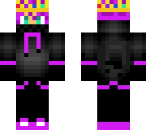 techno rememberance skin in black and purple/pink