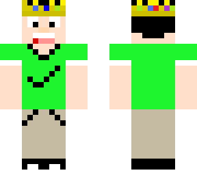 technoboy with green nike