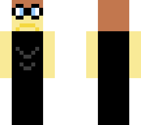 the weird criminal with glasses and black suit