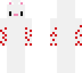 white cat with blood