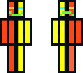 yellow and red