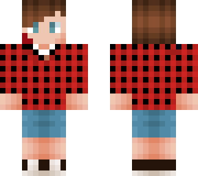 bill denbrough (red plaid shirt)-(with blood)