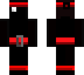 black and red ninja