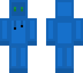 blue alien in hoodie remastered