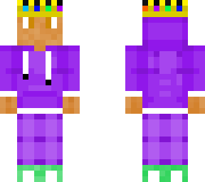 boy with a purple hoodie technoblade tribute