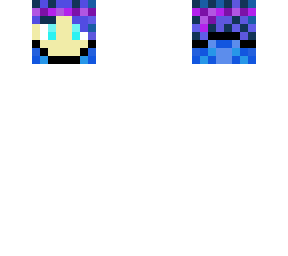 cool blue boy head