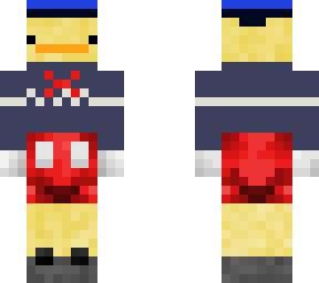 donald mouse in a sweater