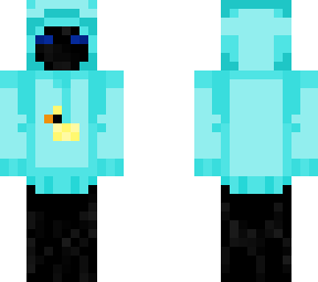 ender in duck hoodie